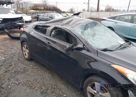 2013 Hyundai Elantra Gls из США, поврежденный, VIN KMHDH4AE7DU572530